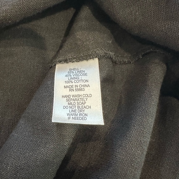 Rachel Zoe Linen Blend Embroidered Stitch Dress - Picture 9 of 9